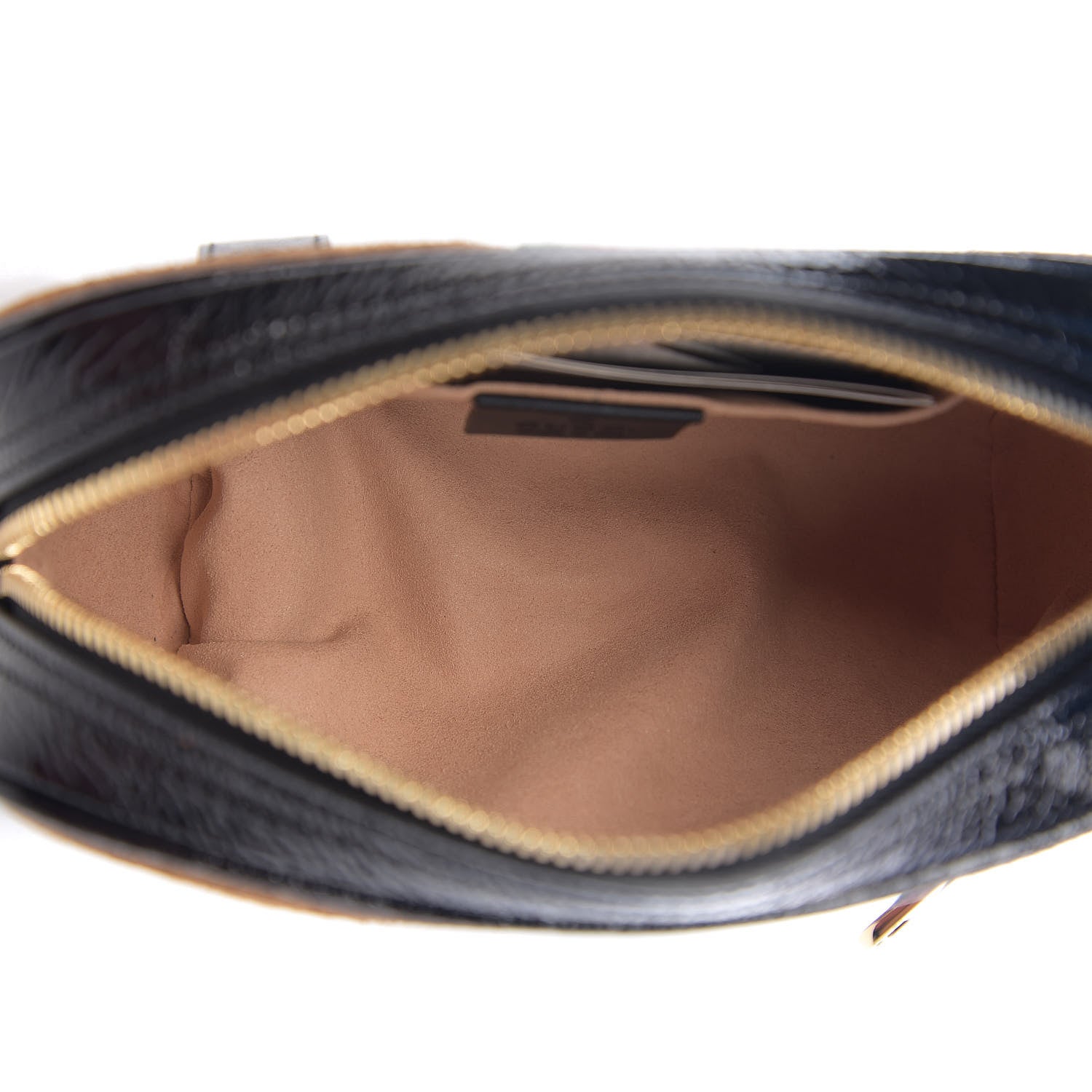 Gucci Suede Small Ophidia Belt Bag 85 34 Brown 4 of 9