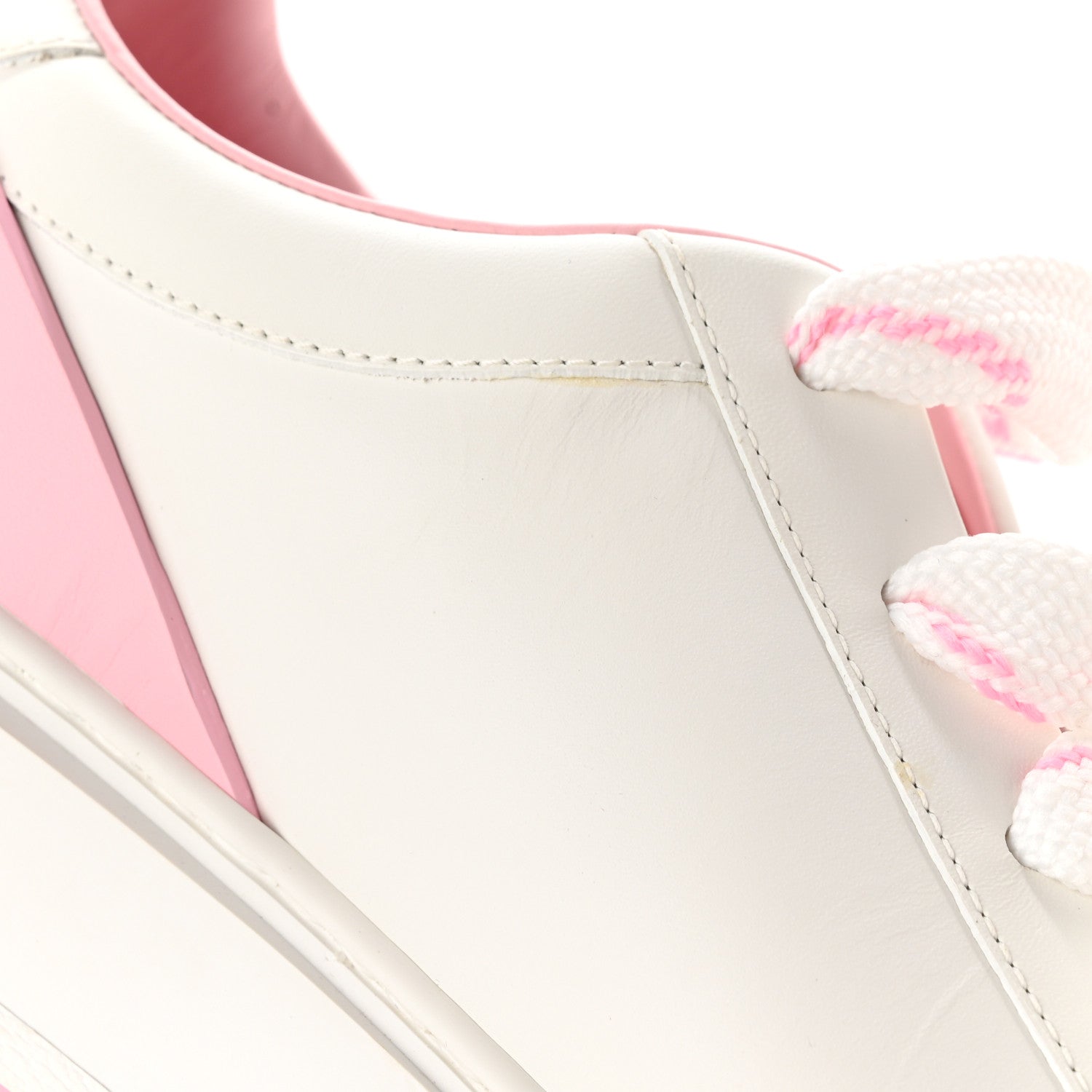 Louis Vuitton Time Out Bow Sneakers 37.5 White Pink 12 of 13
