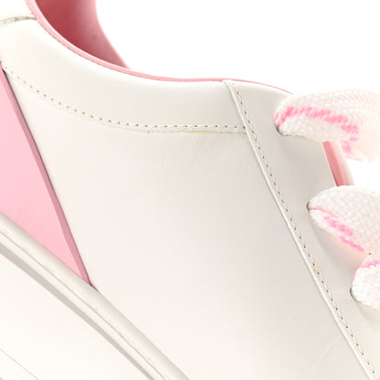 Louis Vuitton Time Out Bow Sneakers 37.5 White Pink 12 of 13