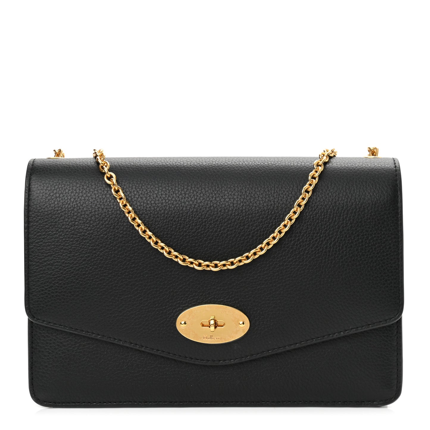 Small Classic Grain Calfskin Medium Darley Black