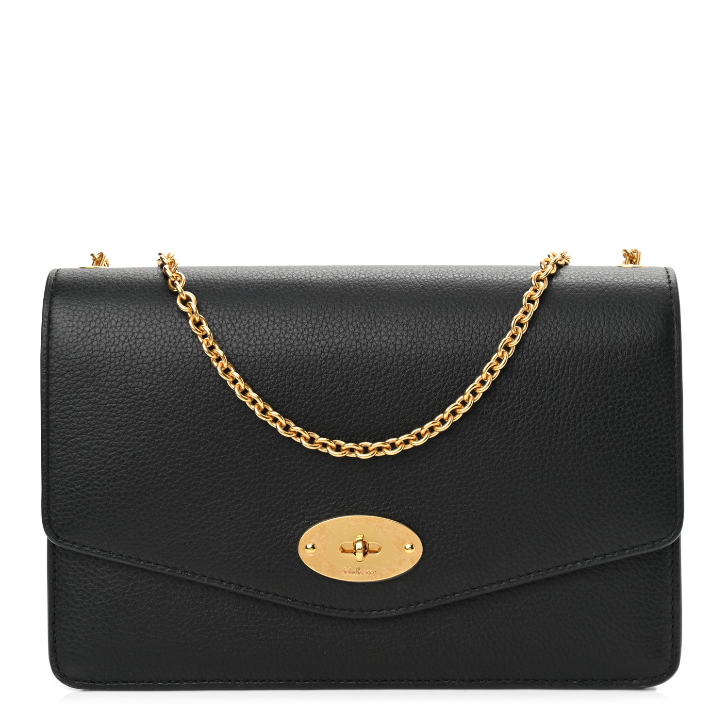 Mulberry Small Classic Grain Calfskin Medium Darley Black 1 of 10