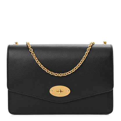 Mulberry Small Classic Grain Calfskin Medium Darley Black 1 of 10