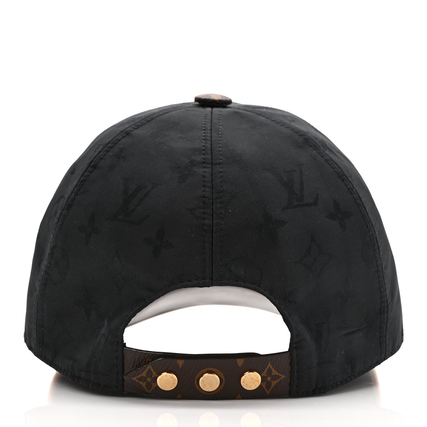 Louis Vuitton Polyester Silk Monogram LV Get Ready Cap M Black 6 of 9