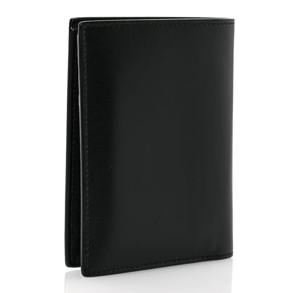 Saint Laurent Calfskin Techno Credit Card Wallet Black 3 of 12