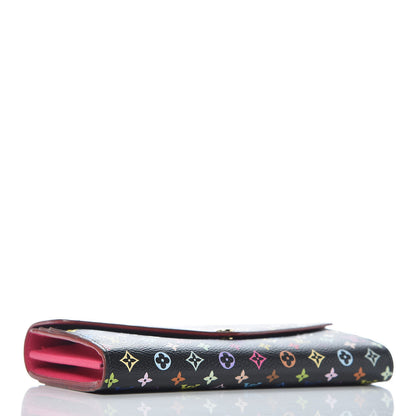 Louis Vuitton Monogram Multicolor Sarah Wallet NM Black Grenade 4 of 10