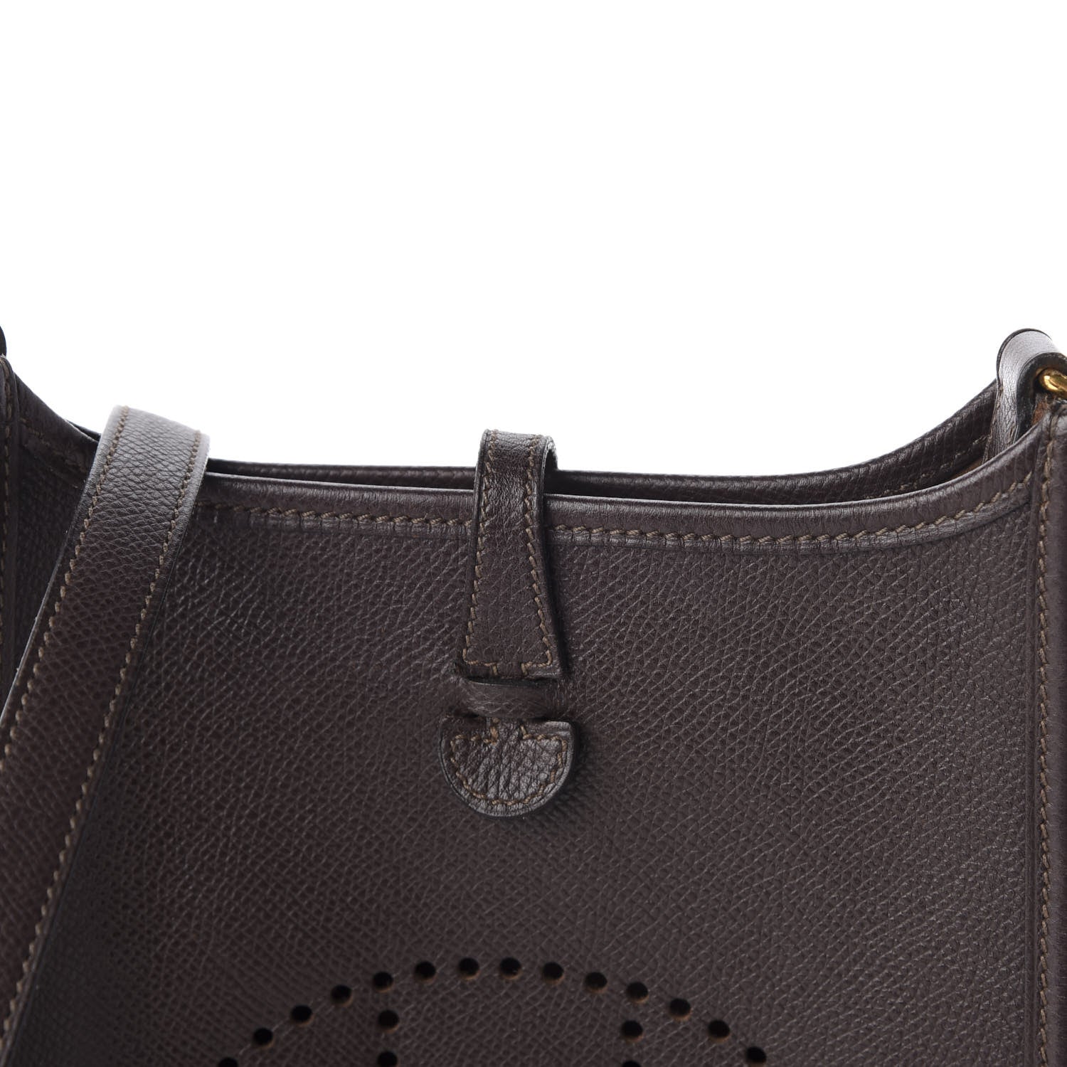 Hermes Epsom Evelyne TPM Chocolate 9 of 9