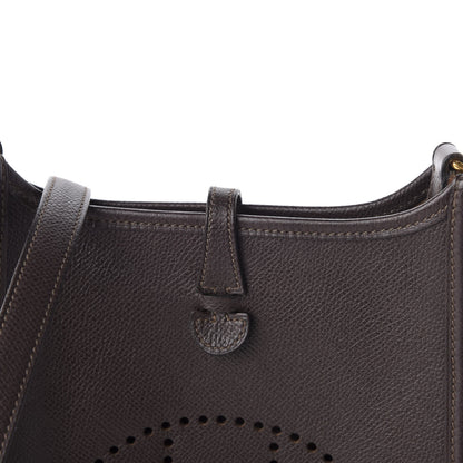 Hermes Epsom Evelyne TPM Chocolate 9 of 9