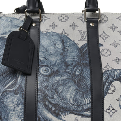 Louis Vuitton Savane Monogram Elephant Chapman Keepall Bandouliere 45 Dune 6 of 8