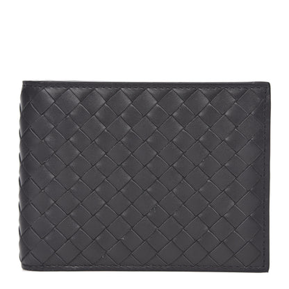 Bottega Veneta Nappa Intrecciato Bi-Fold Wallet Black 1 of 8