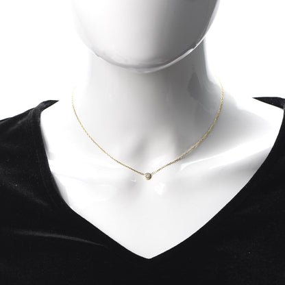 Cartier 18K Yellow Gold Diamond LM D'Amour Pendant Necklace 2 of 5