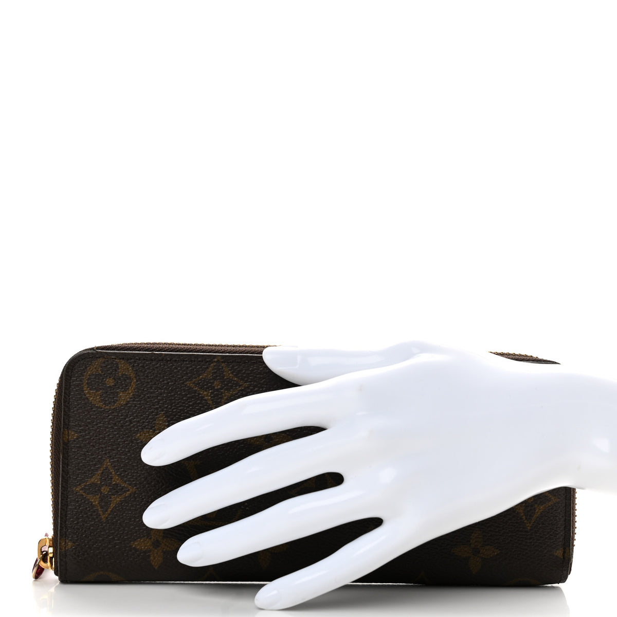 Monogram Clemence Wallet Fuchsia