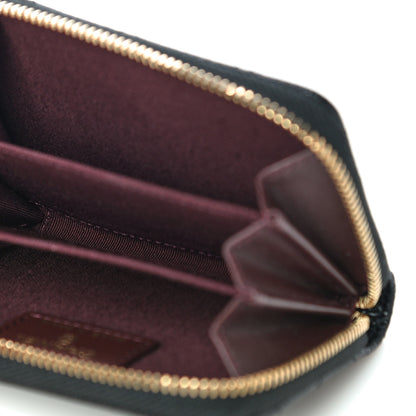 Chanel Caviar Quilted Zip Coin Purse Black 5 of 11