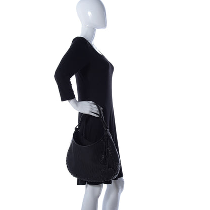 Christian Dior Monogram Ethnic Hobo Black 2 of 16