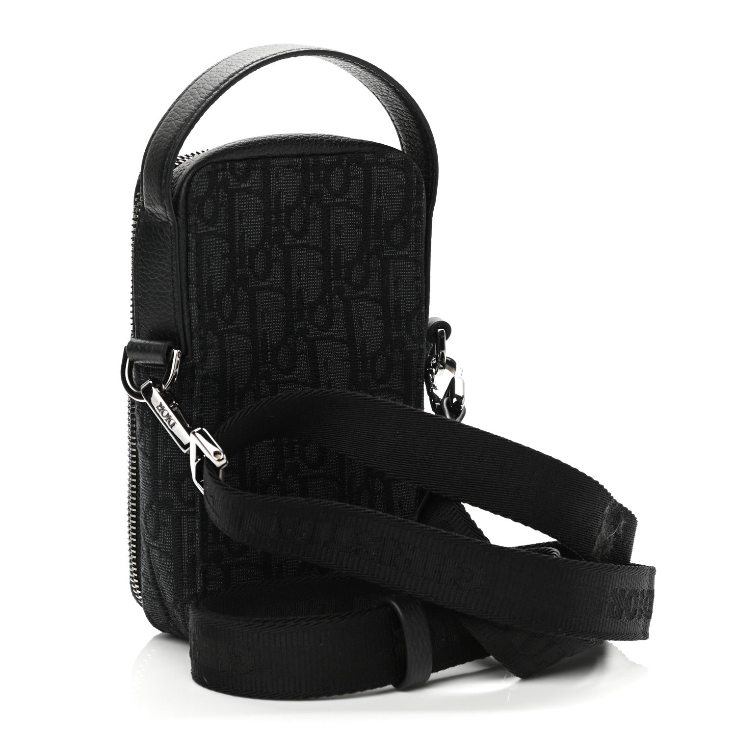 Christian Dior Oblique Micro Rider Pouch Black 3 of 13