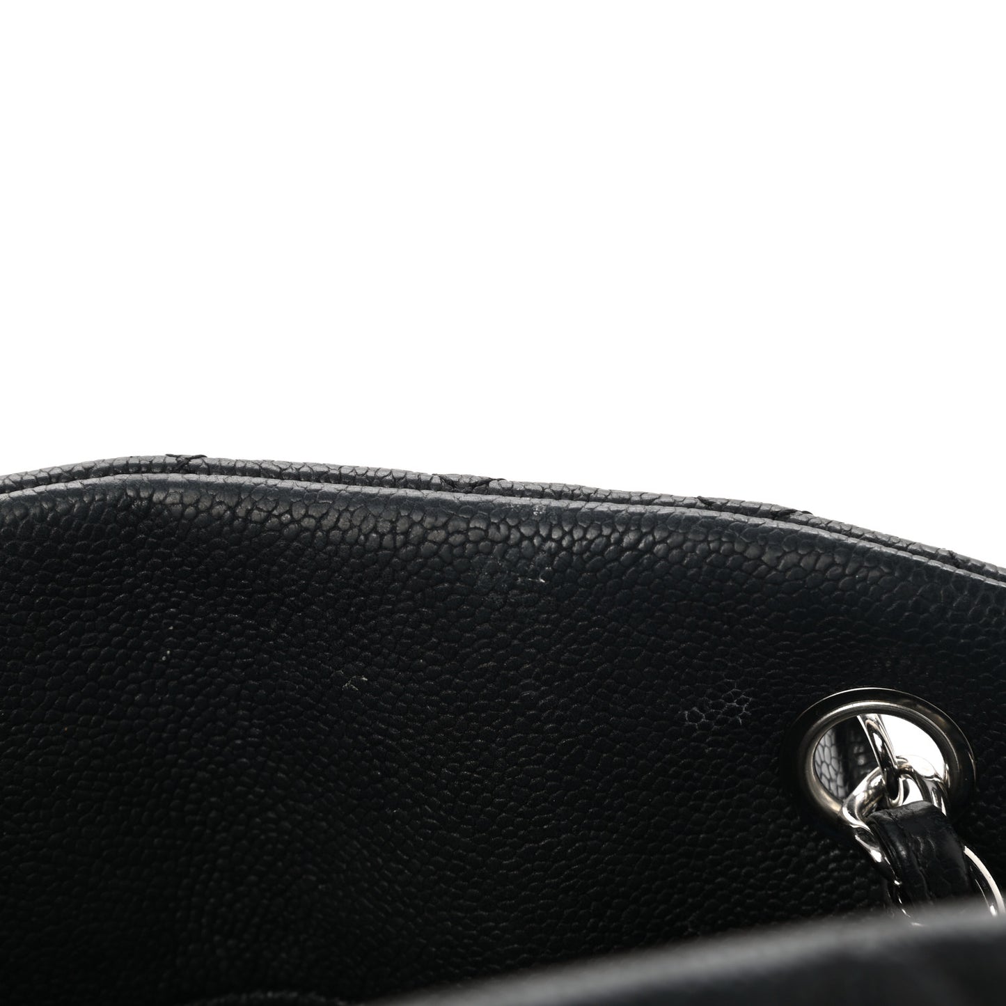 Caviar Quilted Medium Just Mademoiselle Black