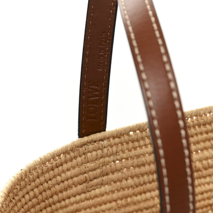 Loewe Raffia Small Square Basket Tote Bag Natural Tan 6 of 12