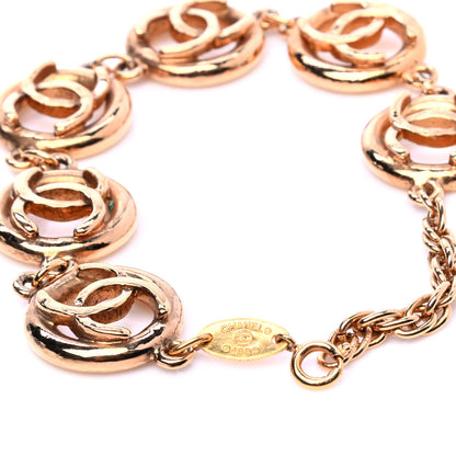 Chanel CC Cutout Bracelet Gold 3 of 4