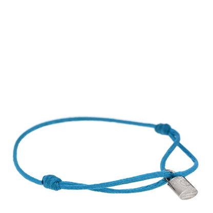 Louis Vuitton X UNICEF Sterling Silver Lockit Bracelet Blue 1 of 5