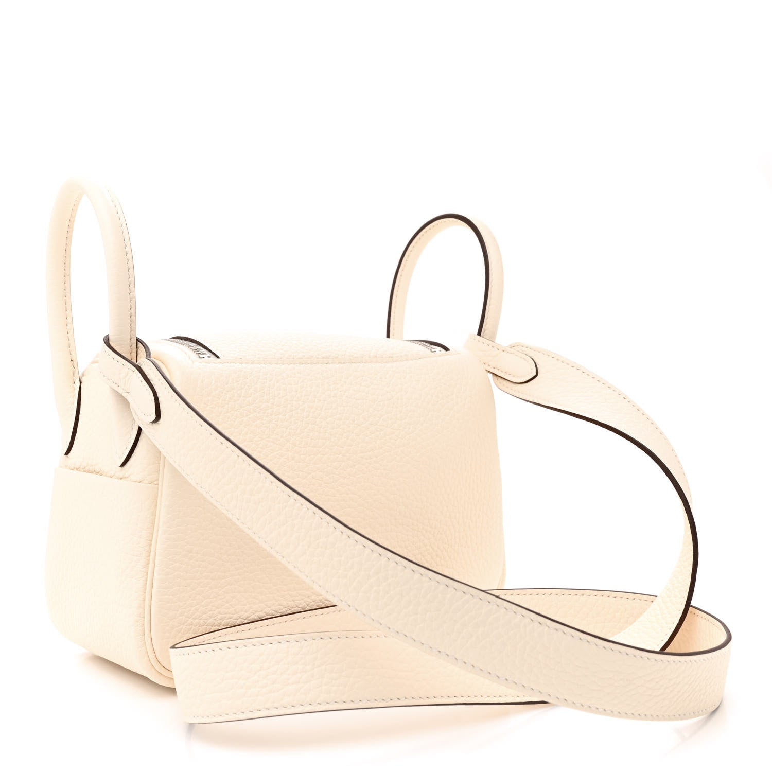 Hermes Taurillon Clemence Mini Lindy 20 Nata 3 of 11