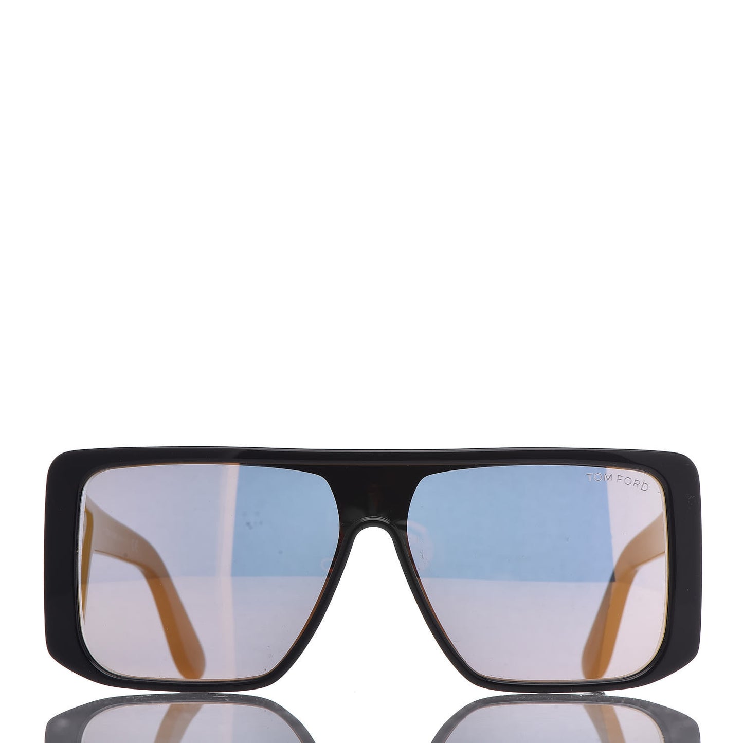 Square Atticus Sunglasses TF710 Black Gold