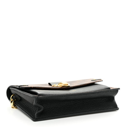 Louis Vuitton Damier Ebene Vavin Chain Wallet Black 4 of 10