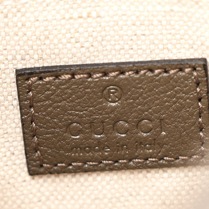 Gucci Sakai Be Green Calfskin Diagonal Stitched Small Blondie Shoulder Bag Craclet Brown 6 of 10
