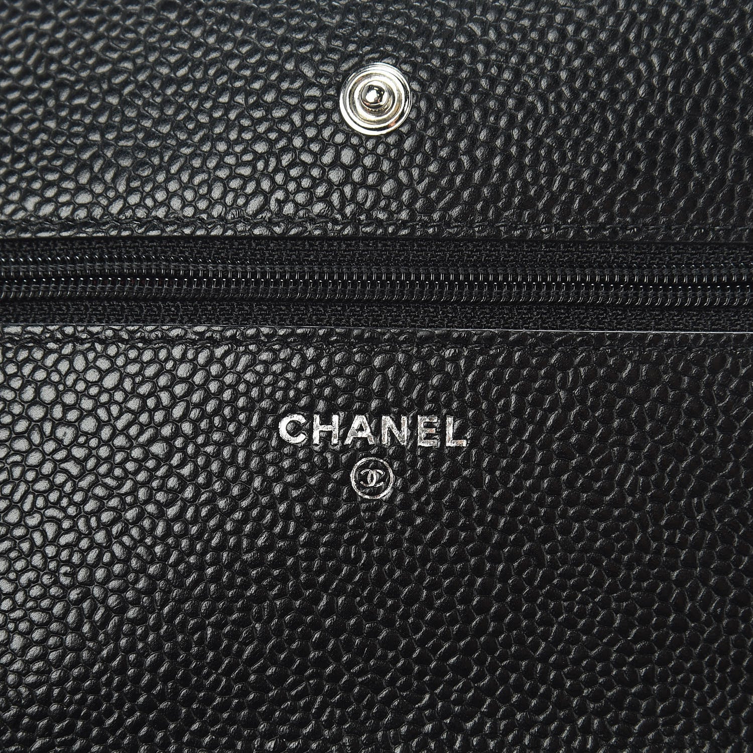 Chanel Caviar Quilted Wallet On Chain WOC Black 6 of 11
