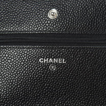 Chanel Caviar Quilted Wallet On Chain WOC Black 6 of 11