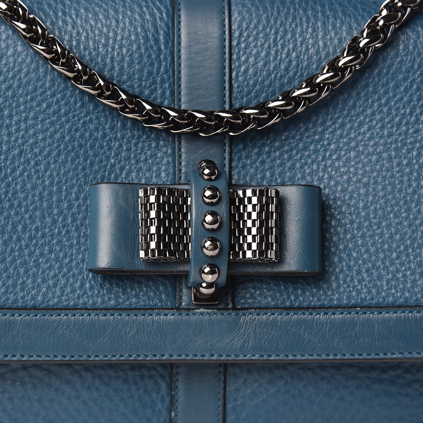 Calfskin Sweet Charity Shoulder Bag Blue
