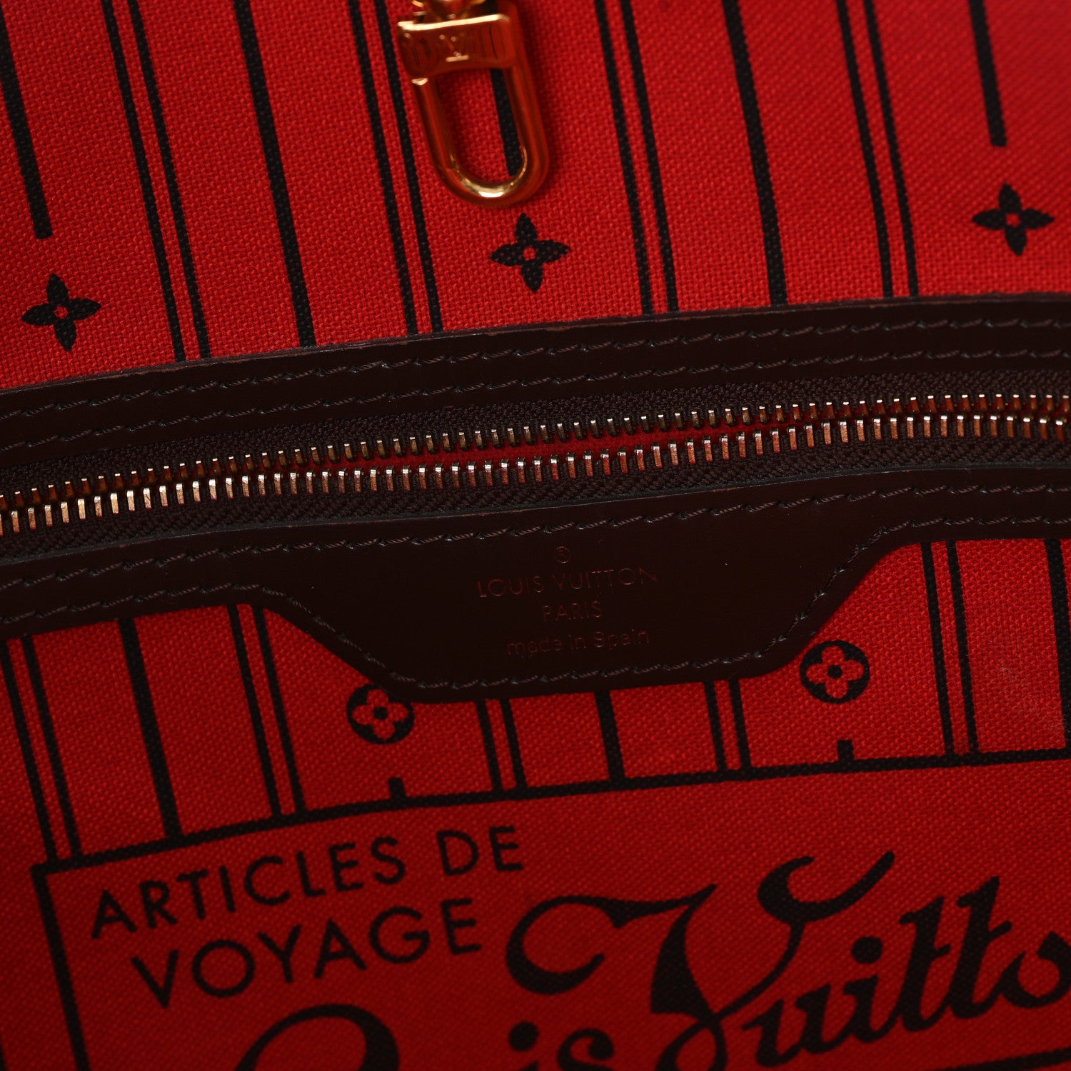 Louis Vuitton Damier Ebene Neverfull MM 6 of 13