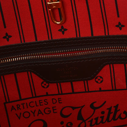 Louis Vuitton Damier Ebene Neverfull MM 6 of 13