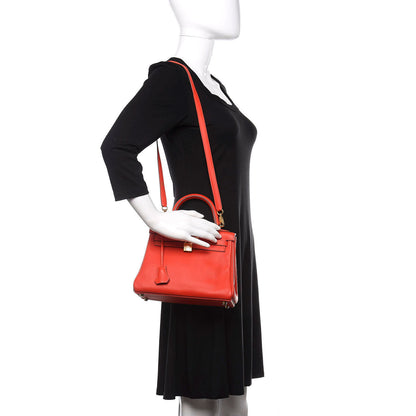 Hermes Swift Kelly Retourne 25 Capucine 2 of 10