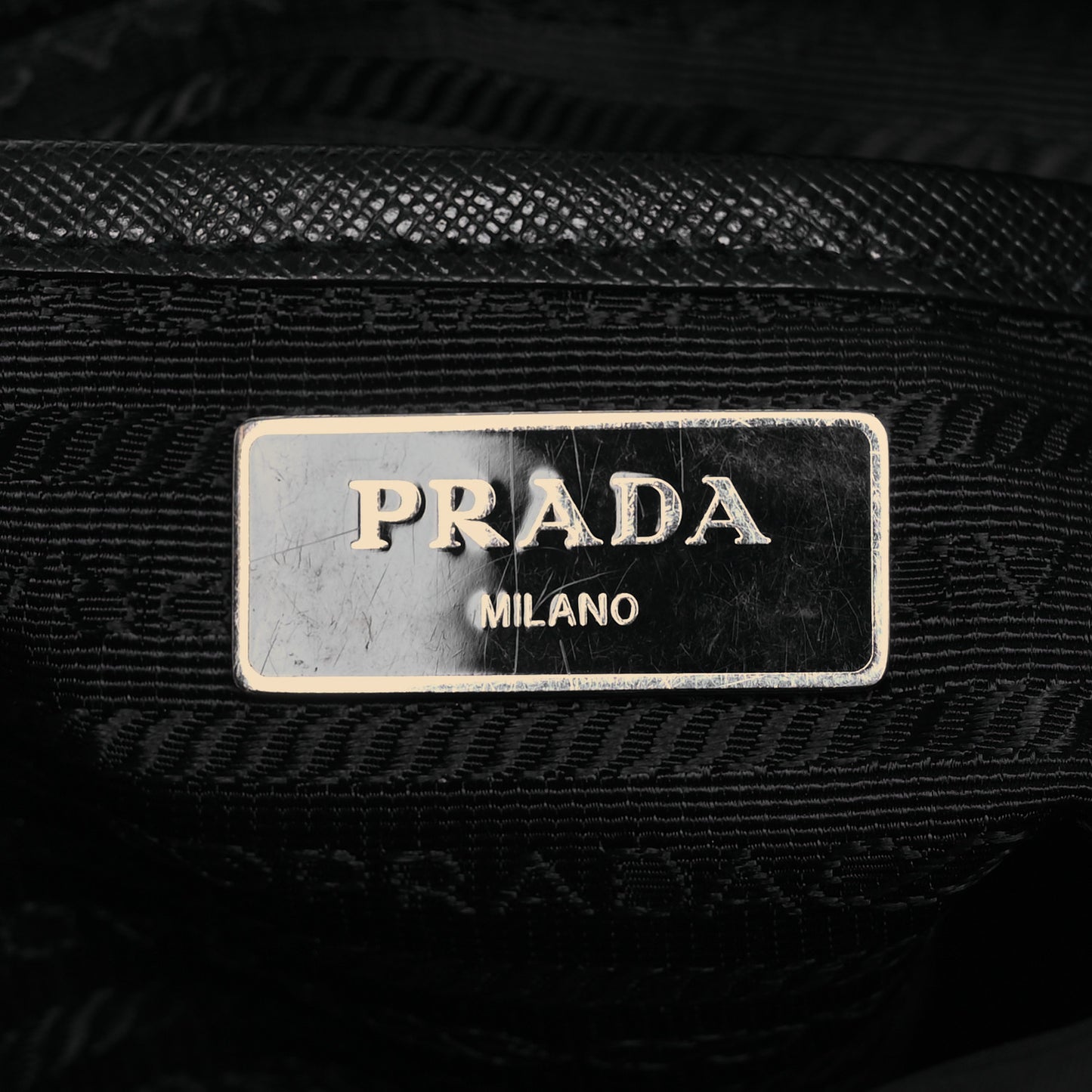 Nylon New Vela Studded Messenger Bag Black