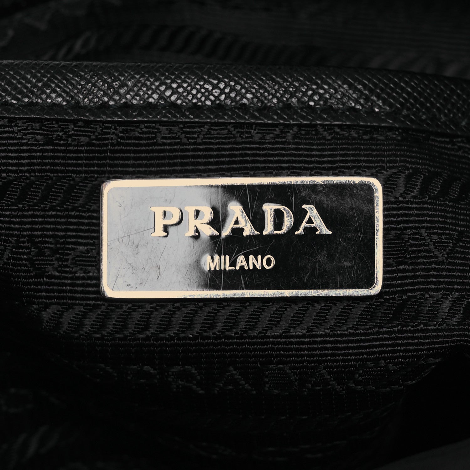 Prada Nylon New Vela Studded Messenger Bag Black 8 of 16