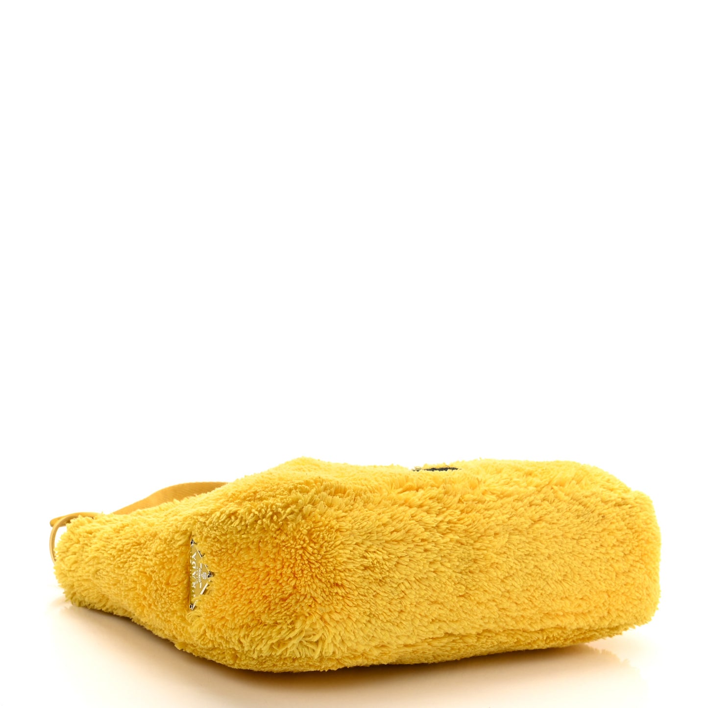 Terry Cloth Mini Re-Edition 2000 Bag Giallo Black