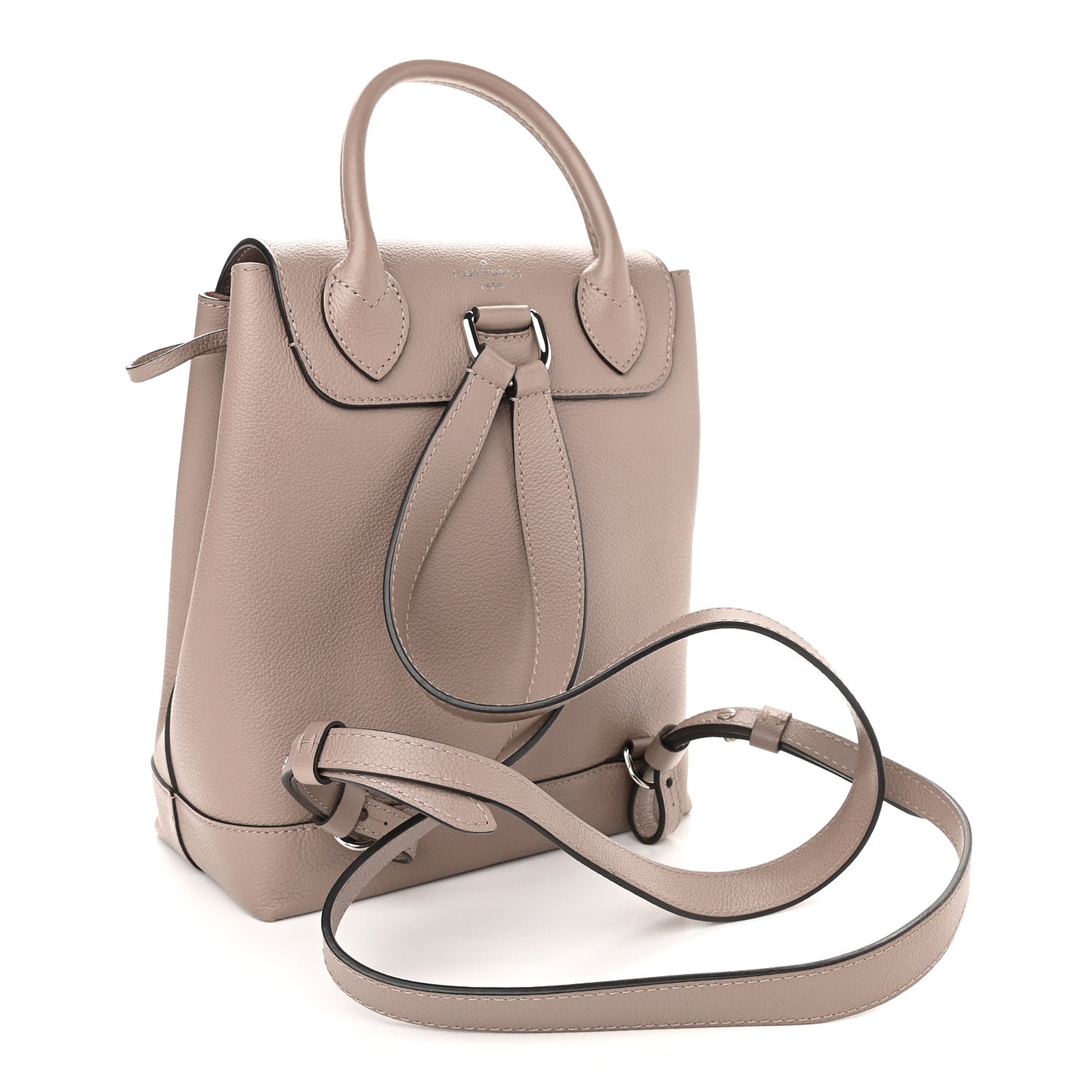 Soft Calfskin Lockme Backpack Mastic
