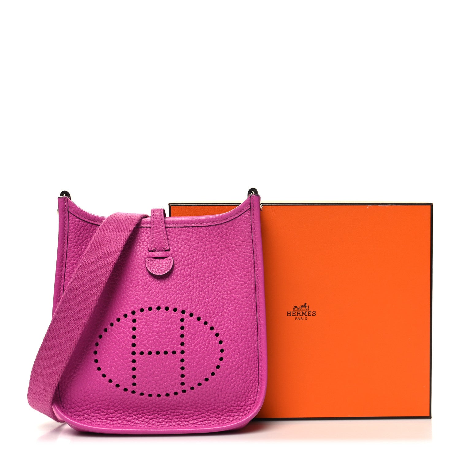 Hermes Taurillon Clemence Evelyne TPM Magnolia 11 of 11