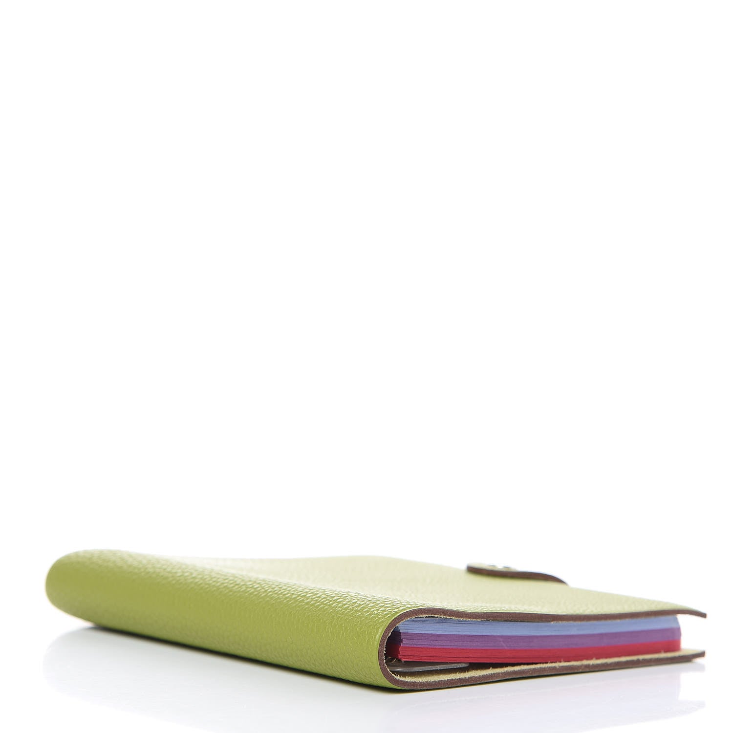 Hermes Togo Ulysse PM Notebook Vert Anis 4 of 10