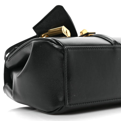 Celine Satinated Calfskin Mini 16 Top Handle Bag Black 8 of 9
