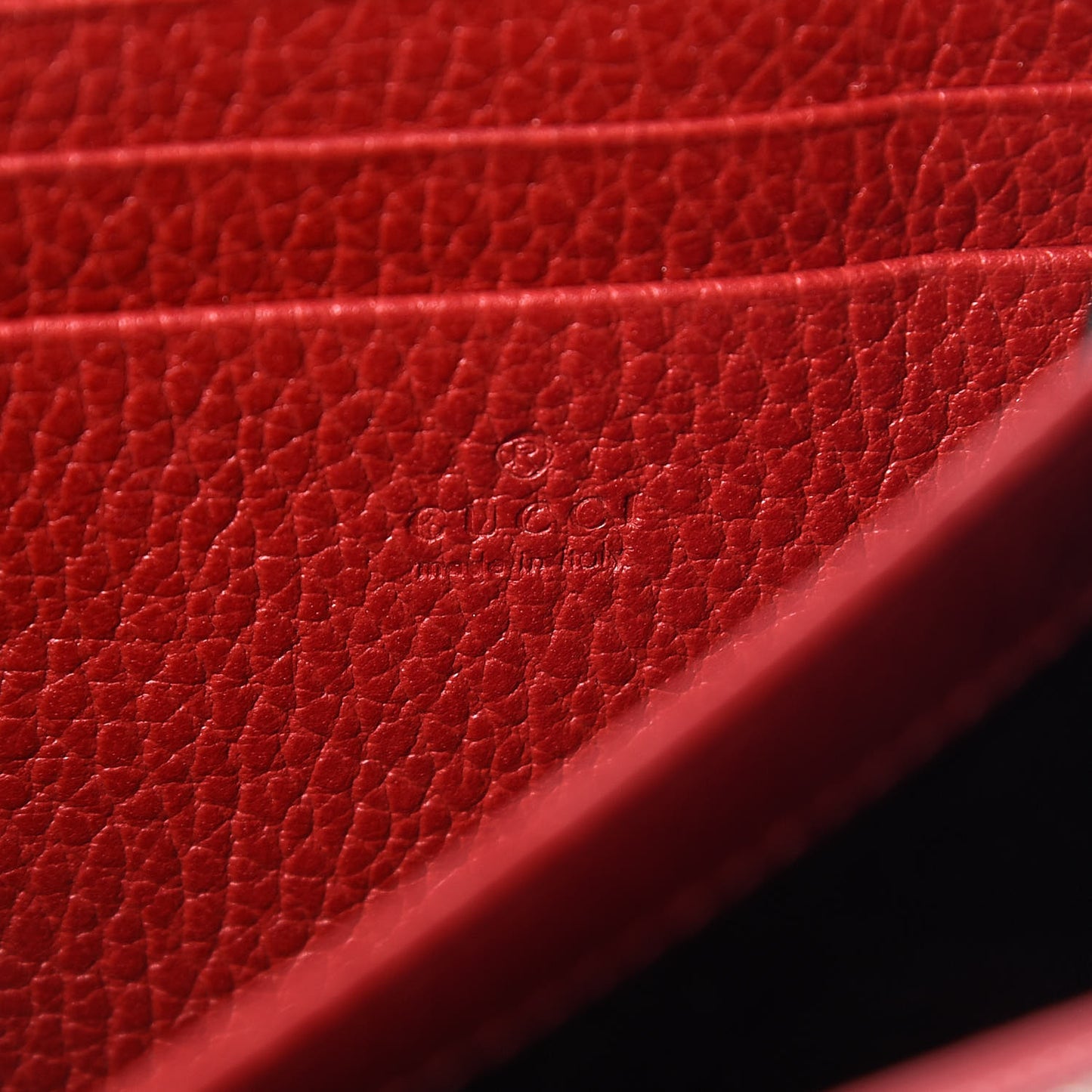 Calfskin Mini Dionysus Chain Wallet Hibiscus Red