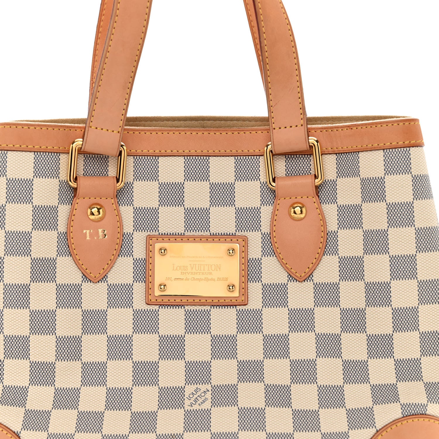 Louis Vuitton Damier Azur Hampstead PM 6 of 14