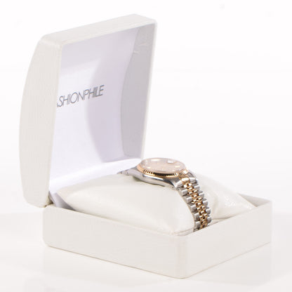 Rolex Stainless Steel 18K Yellow Gold 36mm Oyster Perpetual Datejust Watch Champagne 16233 2 of 10