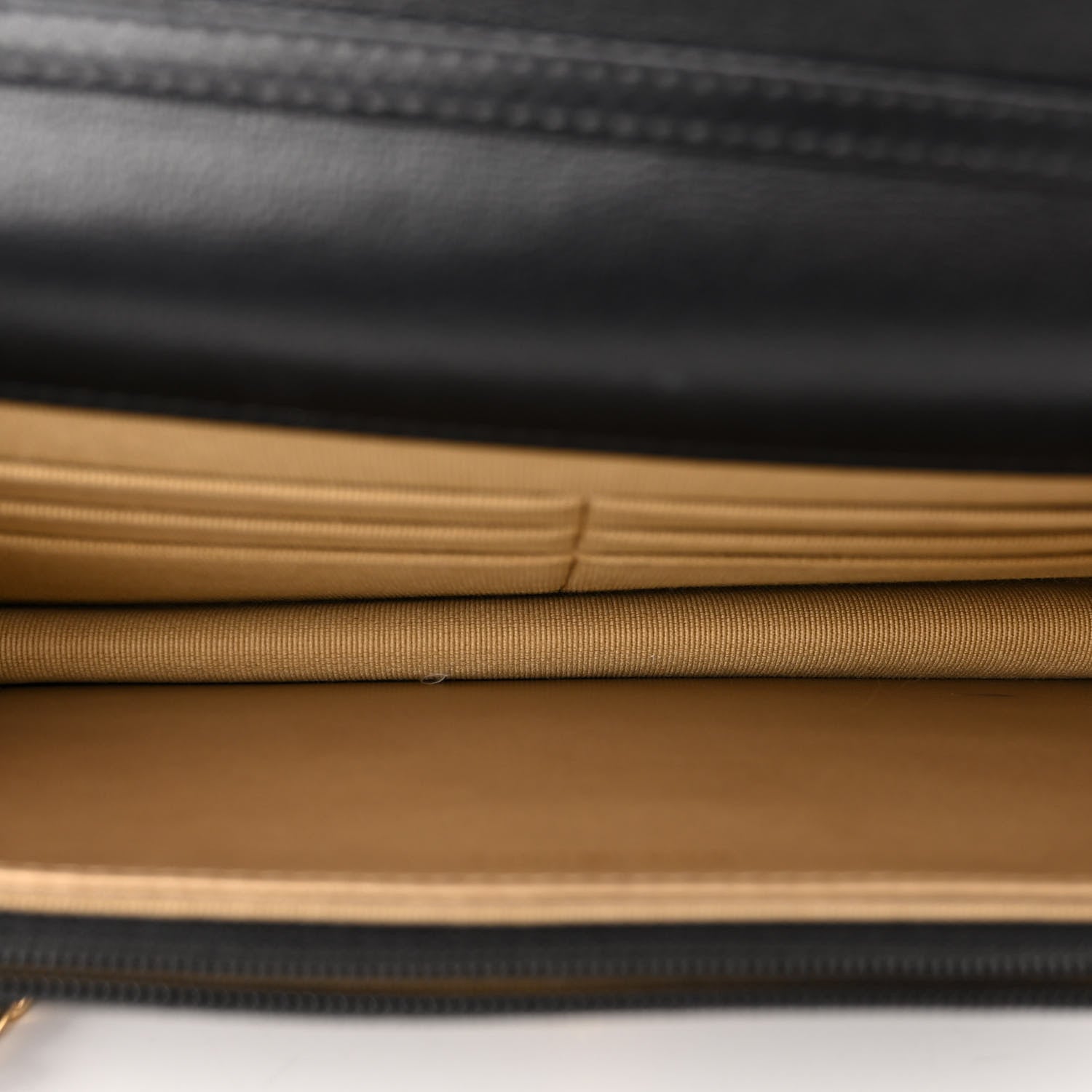 Chanel Lambskin Quilted Pearl Crush Wallet On Chain WOC Black 5 of 10