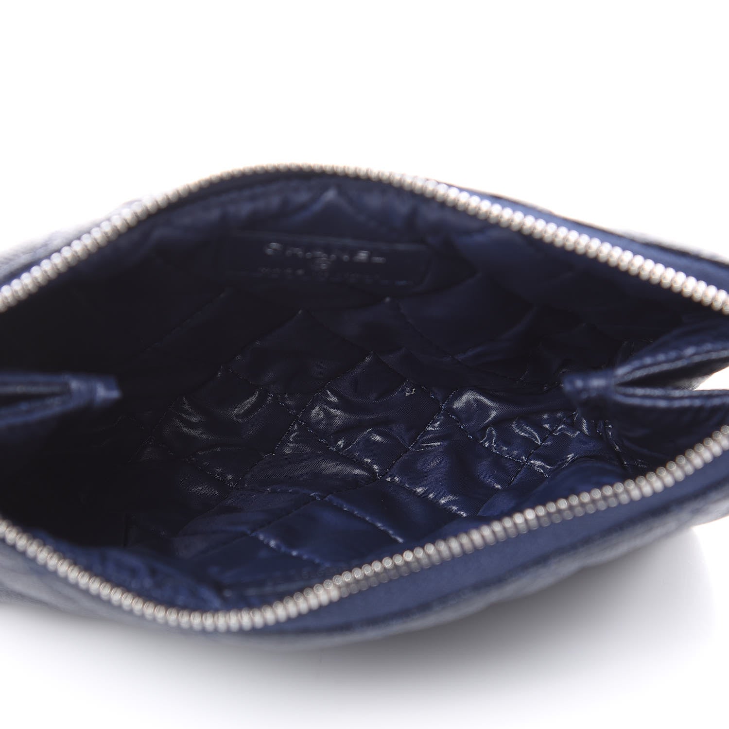 Chanel Caviar Quilted Small Pouch Navy 5 of 11