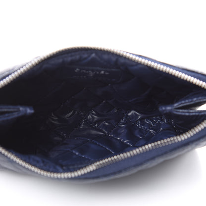 Chanel Caviar Quilted Small Pouch Navy 5 of 11