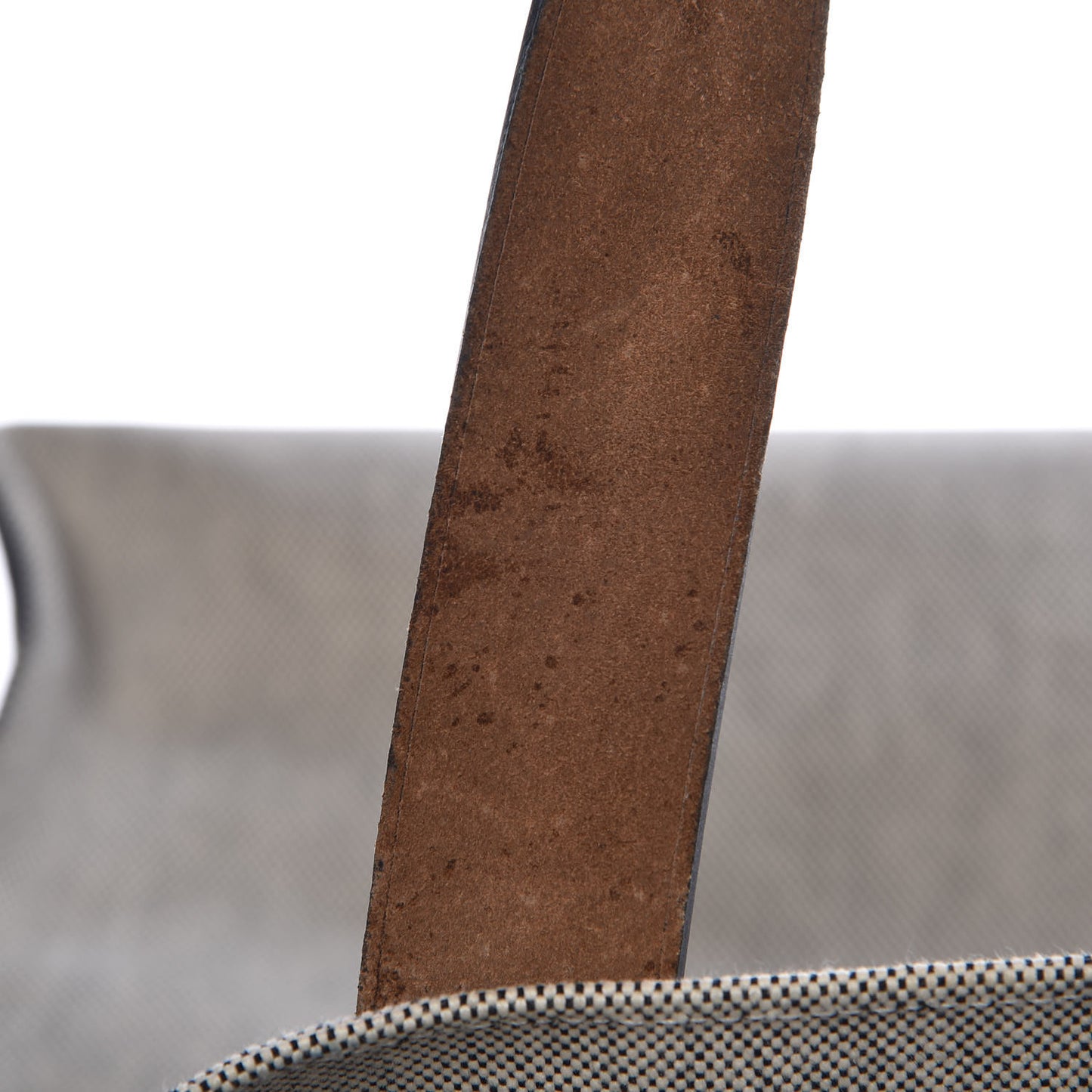Canvas Calfskin Etriviere Shopping Tote Encre