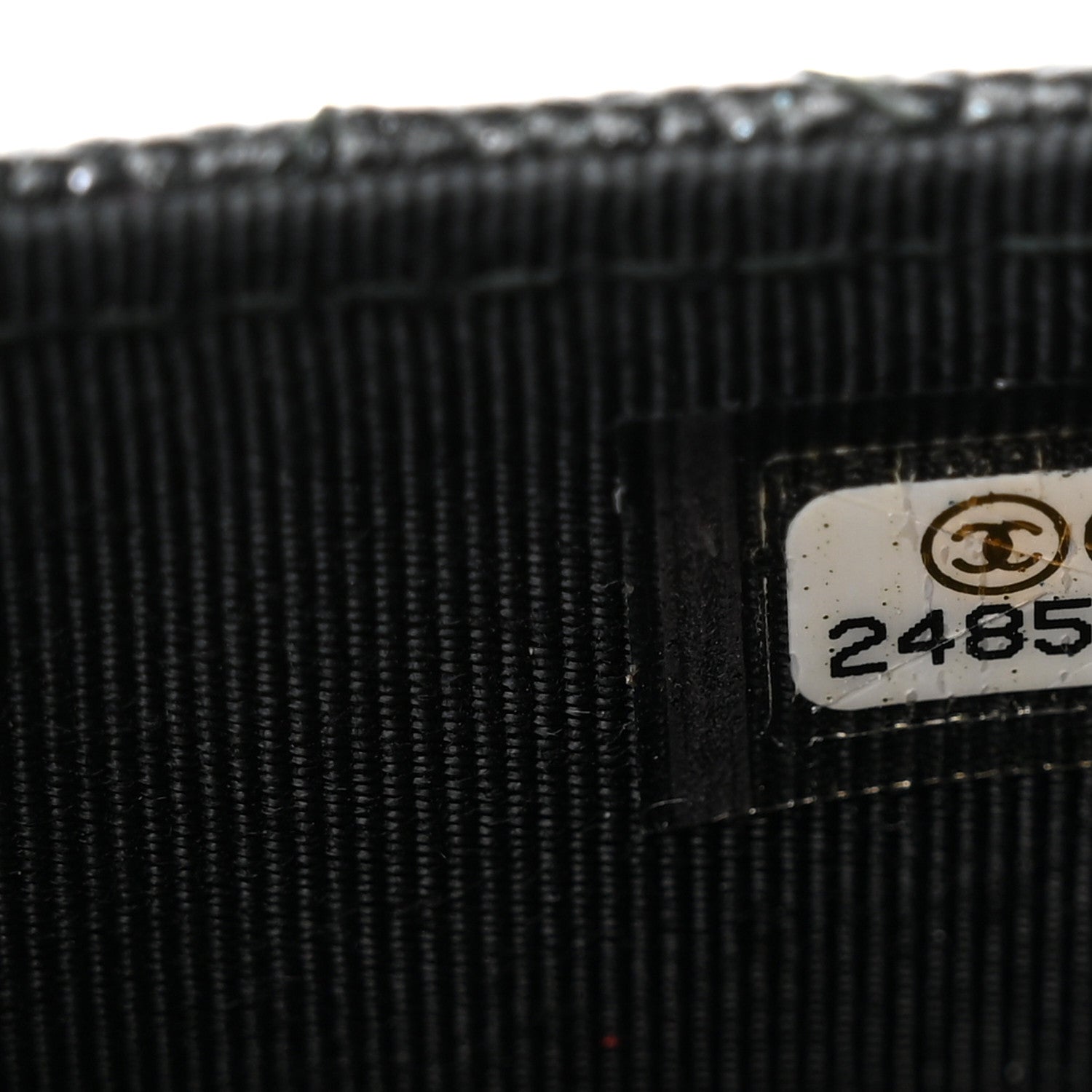 Chanel Iridescent Caviar Quilted Flap Card Holder Wallet Black 7 of 7