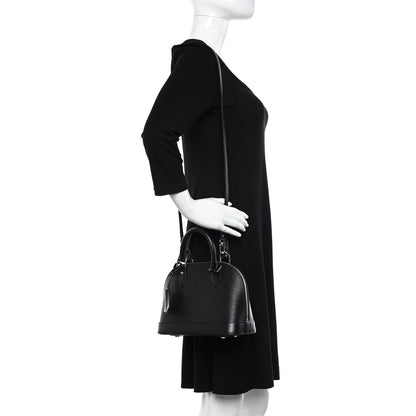 Louis Vuitton Epi Alma BB Black 2 of 9