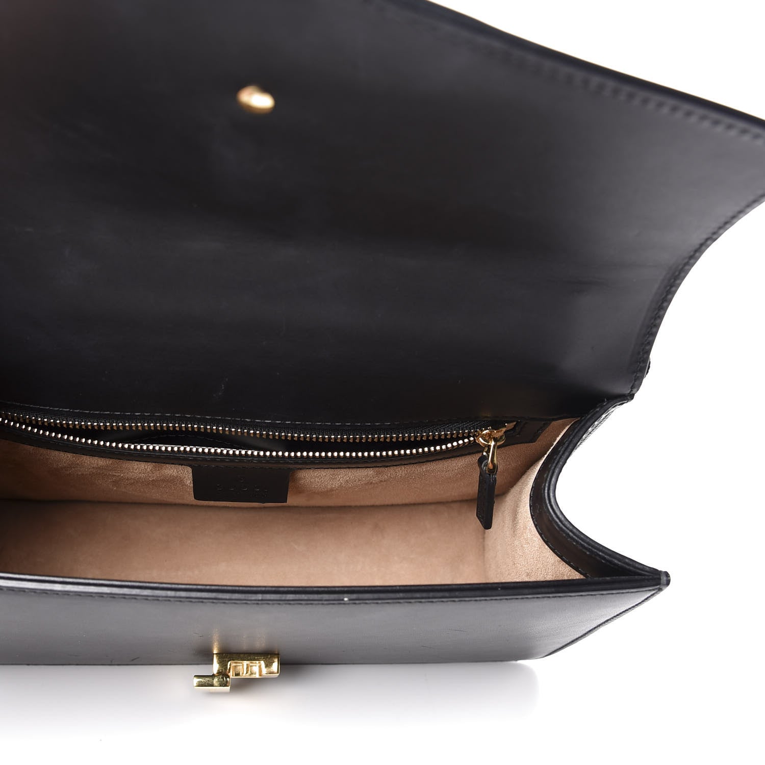 Gucci Calfskin Small Sylvie Shoulder Bag Black 4 of 13