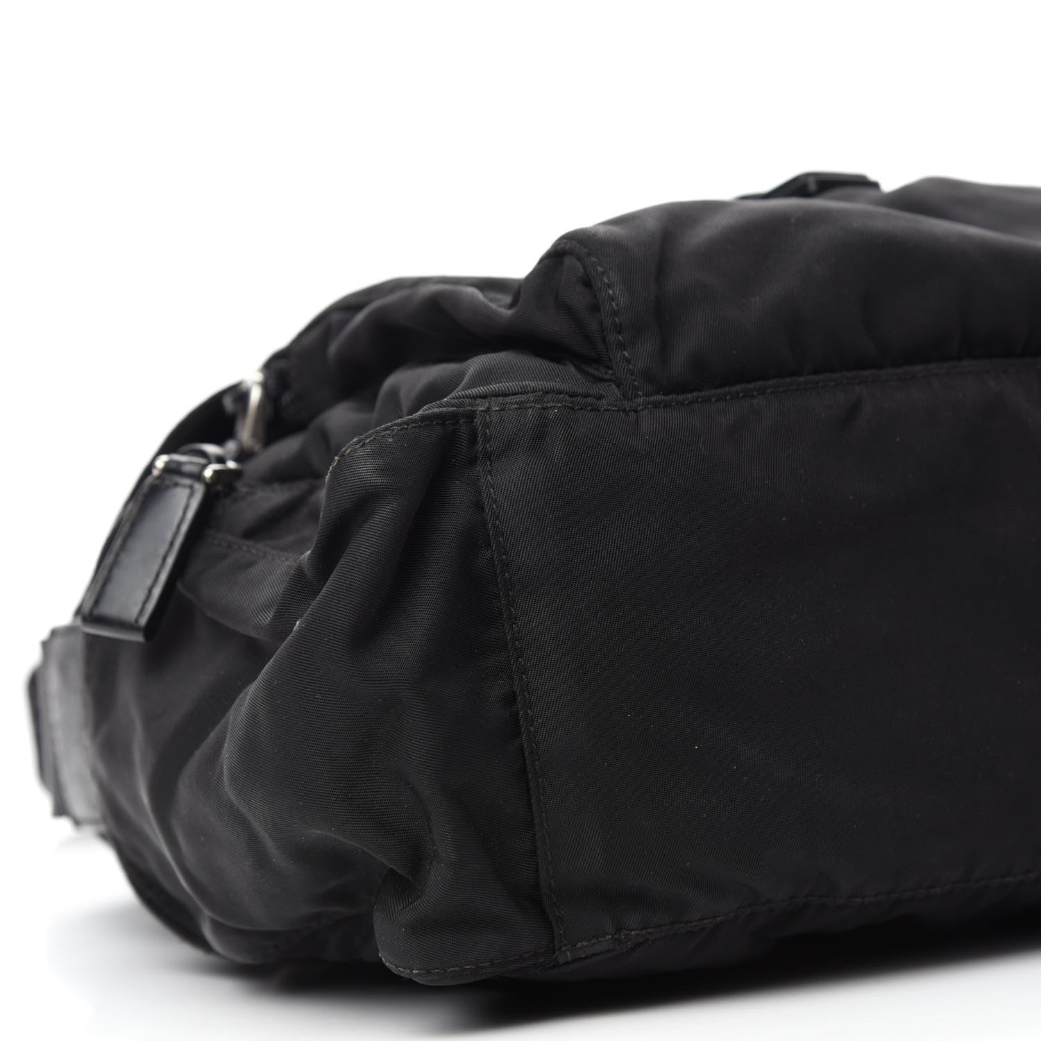 Prada Nylon Vela Messenger Black 6 of 10